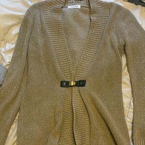 Calvin Klein Women's Metallic Cardigan